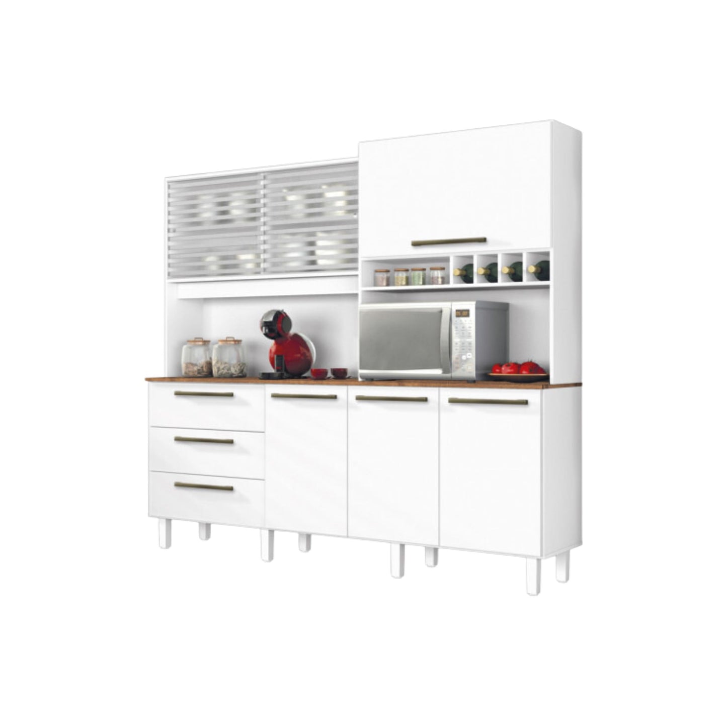 Kit de cocina Mega blanco