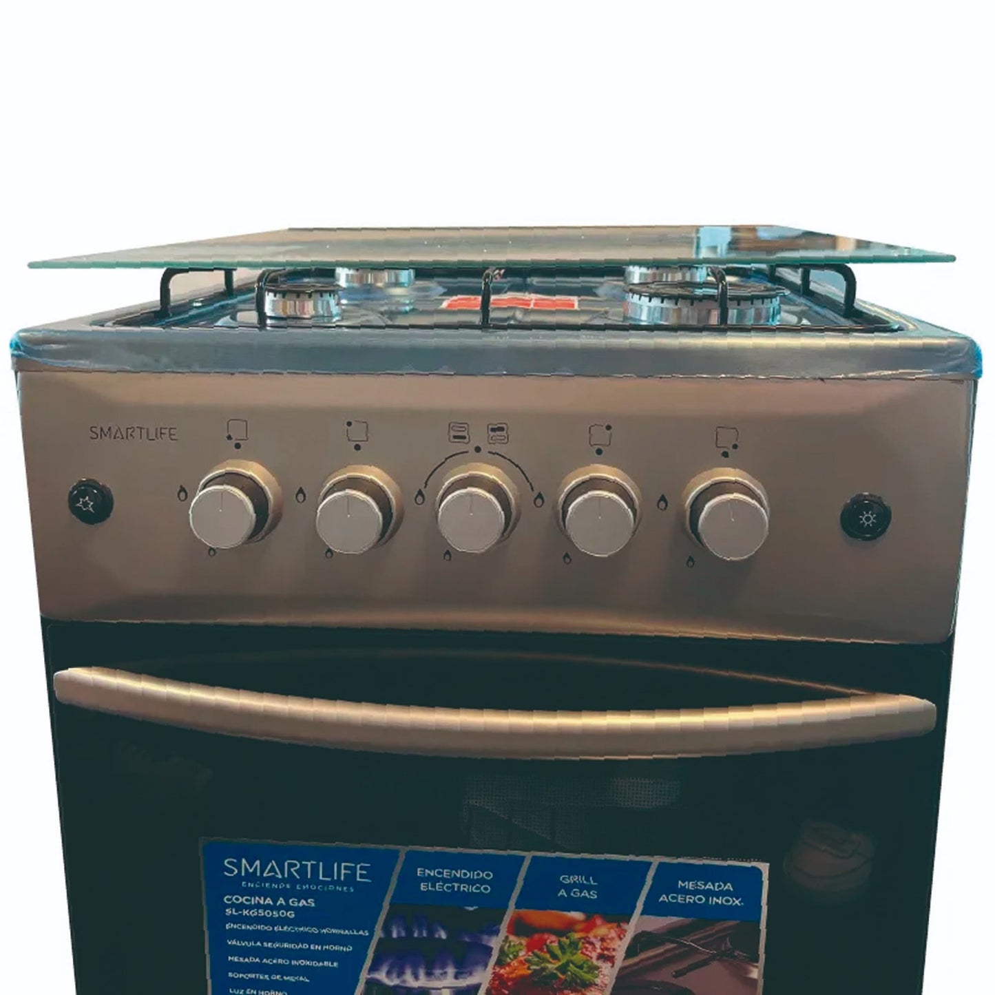 Cocina a gas Smartlife SL-KG5050G Silver