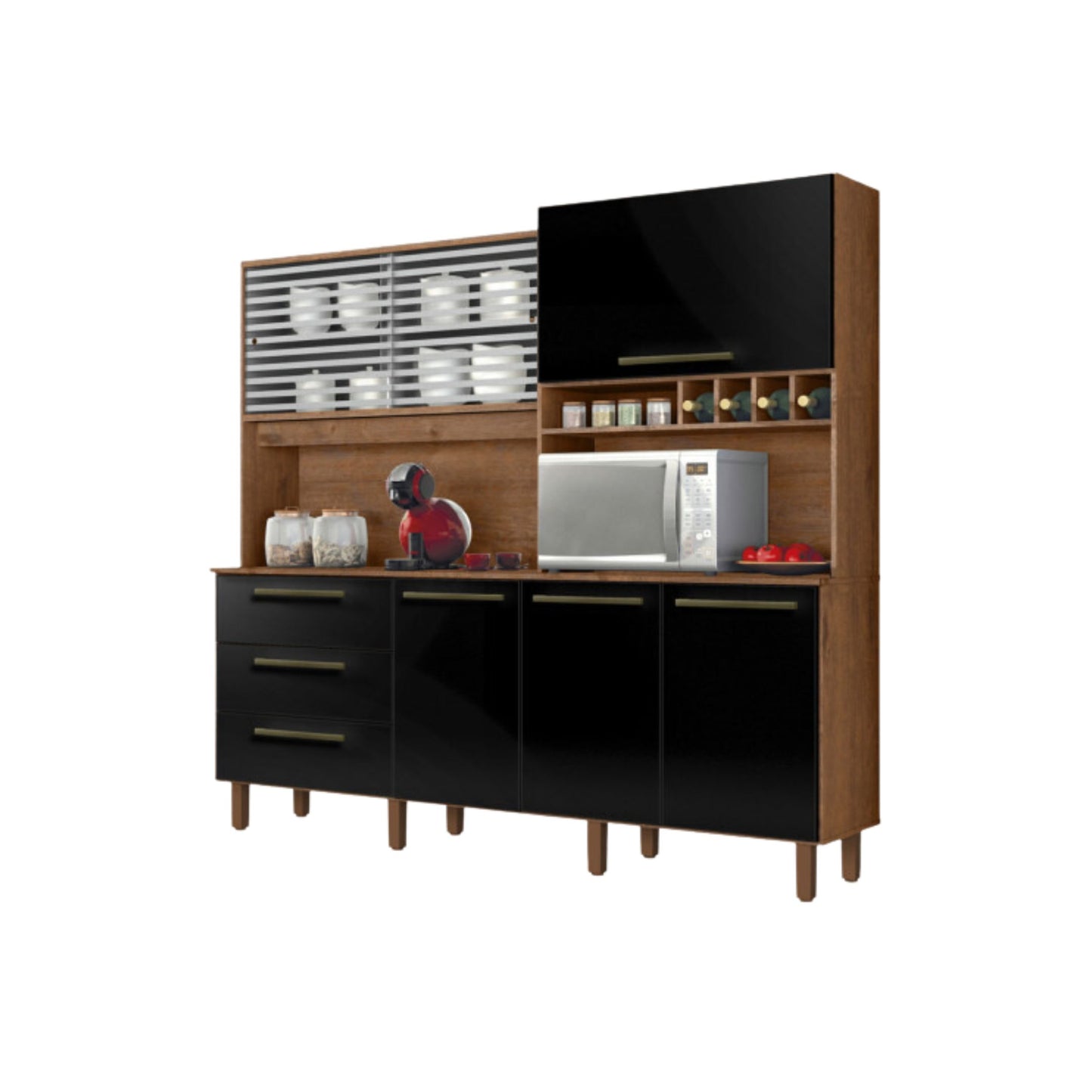 Kit de cocina Mega negro