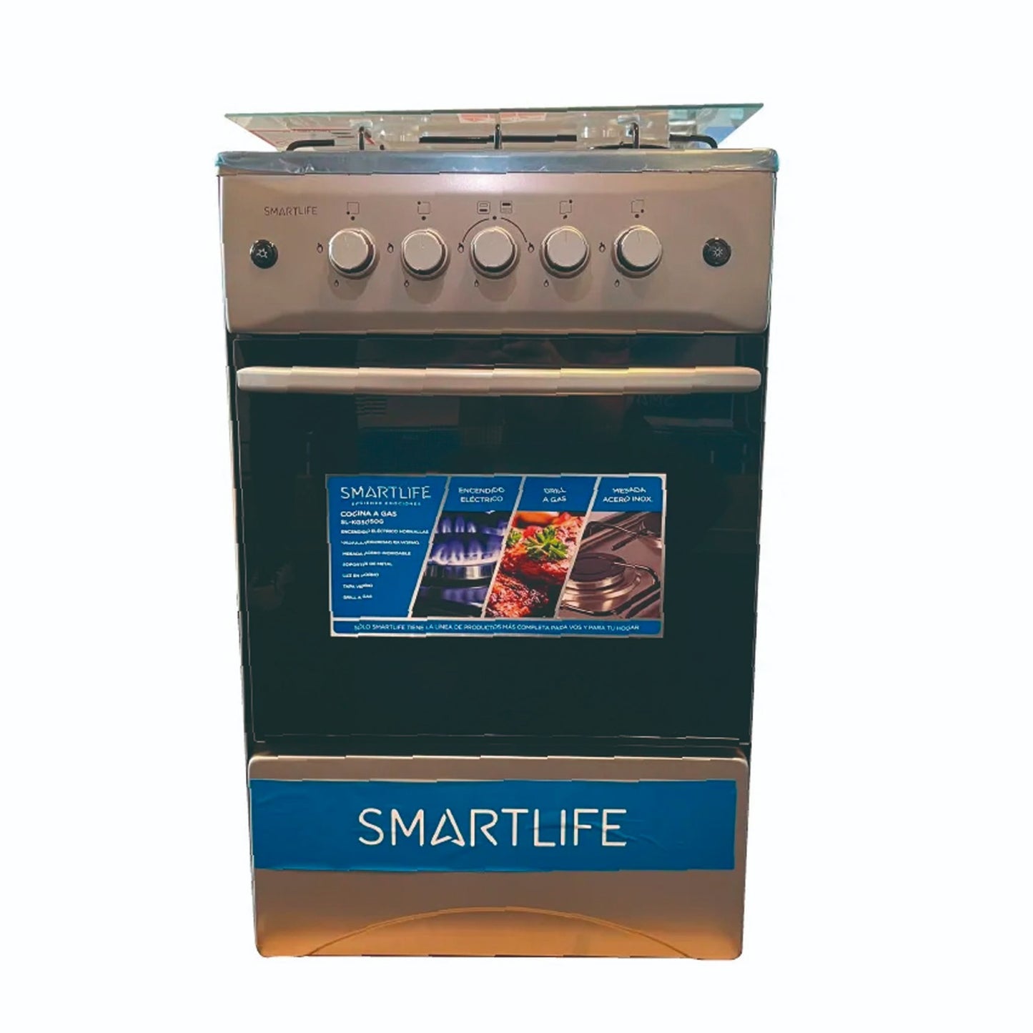Cocina a gas Smartlife SL-KG5050G Silver