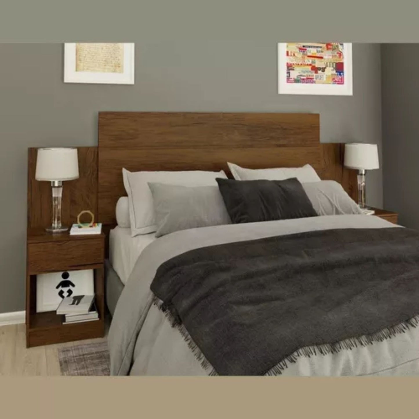 Respaldo 2 plazas Magnolia - MARRÓN