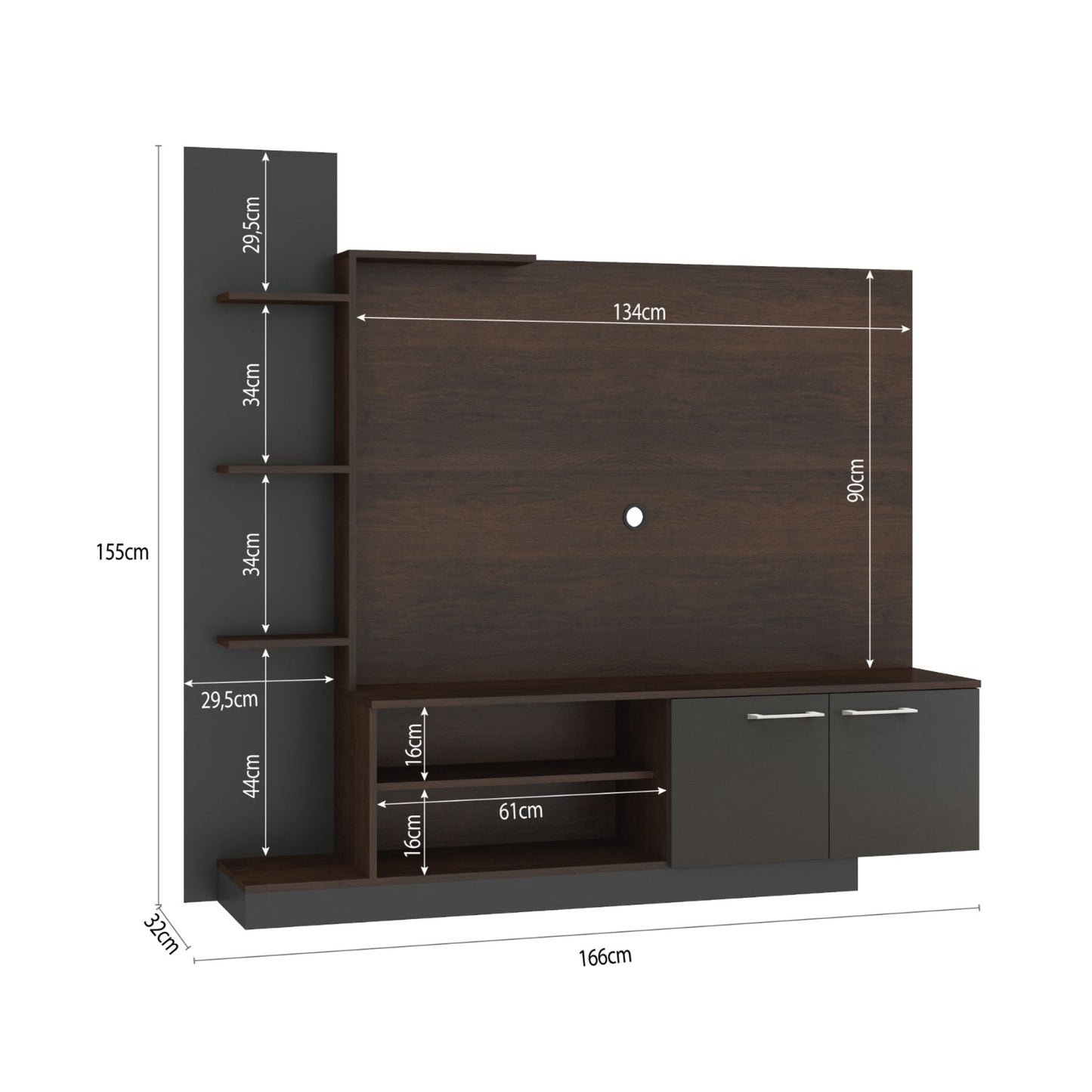 Modular Havana para TV hasta 55" (ex Cairo)
