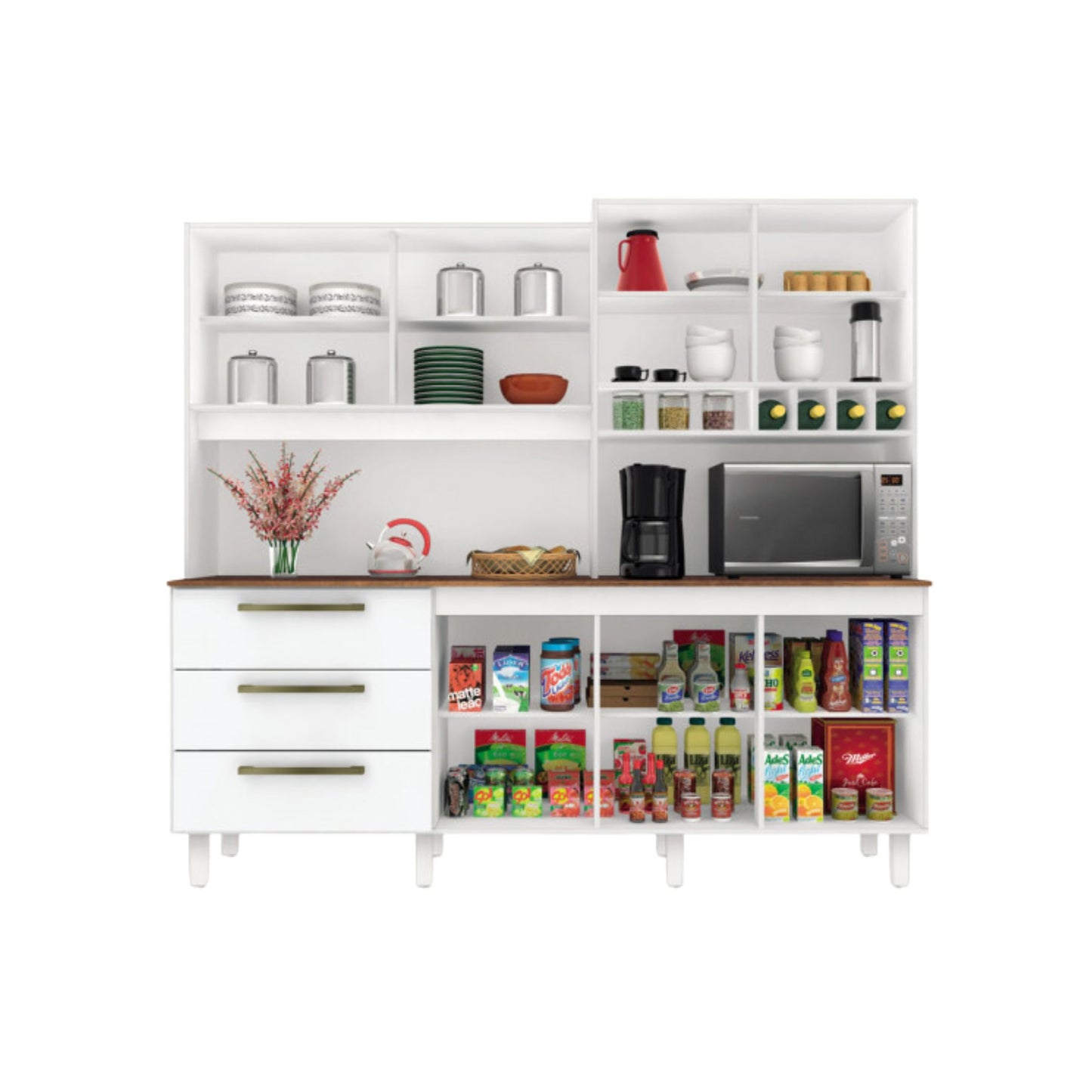 Kit de cocina Mega blanco