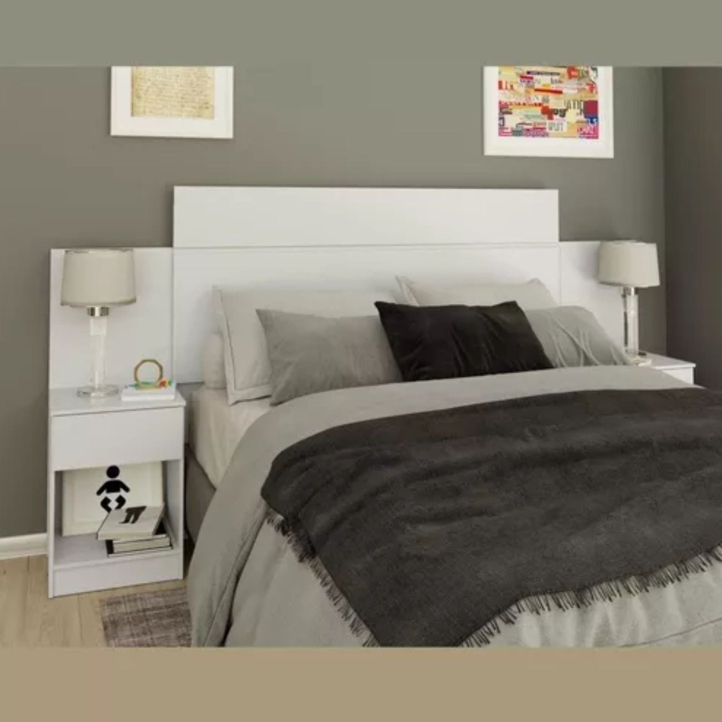 Respaldo 2 plazas Magnolia - BLANCO