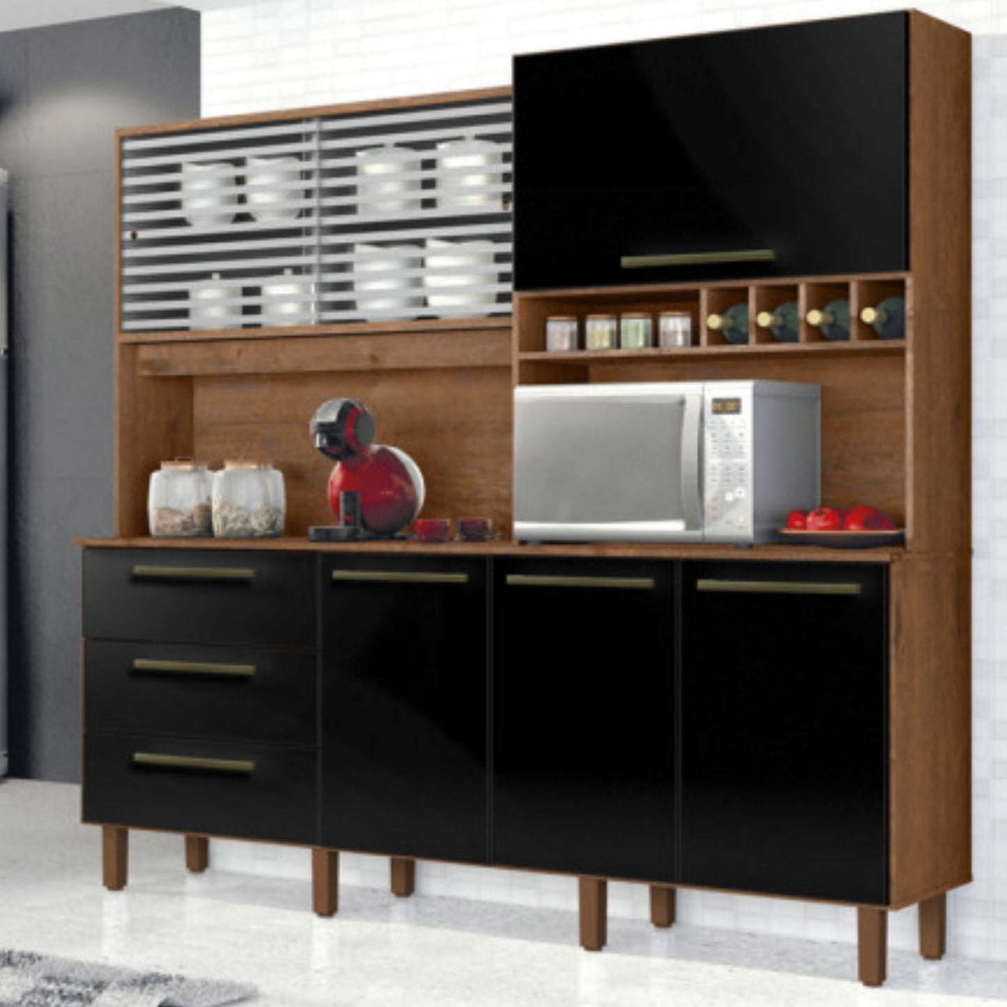 Kit de cocina Mega negro