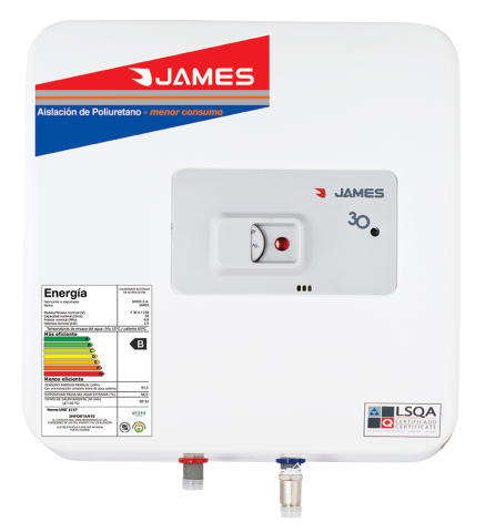 Termotanque James 30L P30