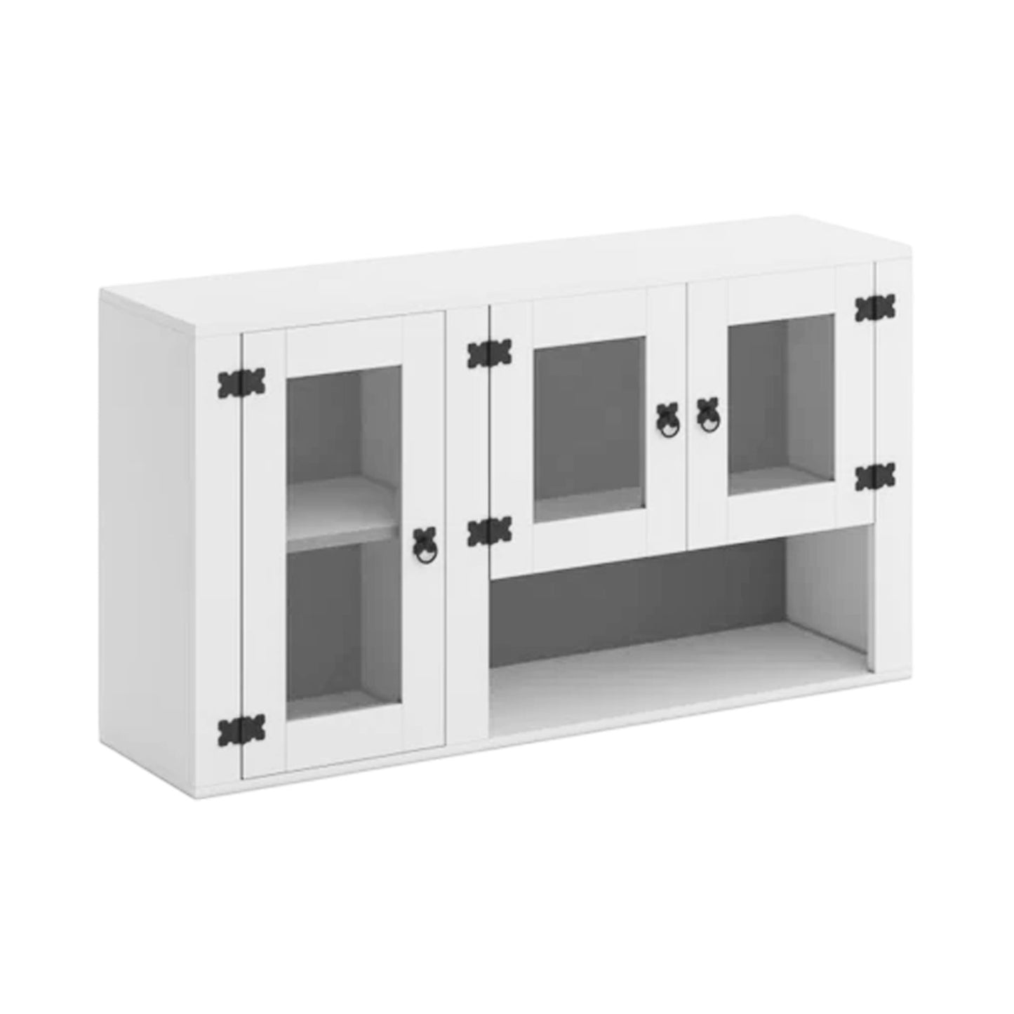 Aéreo estilo Mexicano blanco 3 puertas c/vidrio