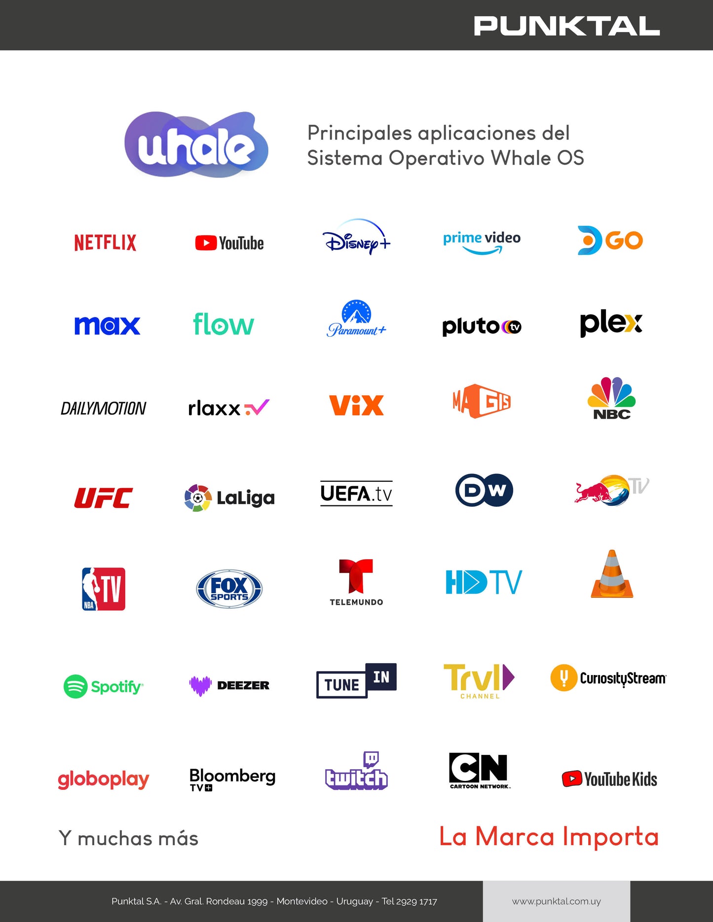 Smart TV 32" Punktal WOS