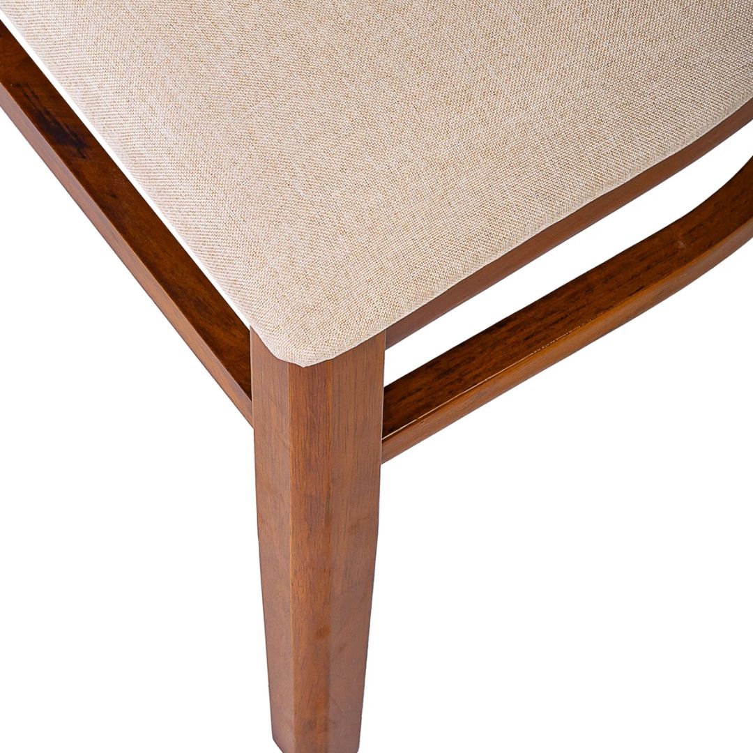 Juego de comedor de madera HV 6 sillas