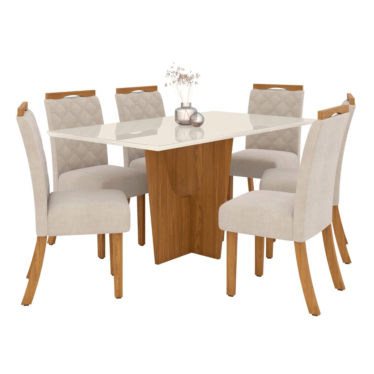 Juego de comedor 6 sillas - MADRID