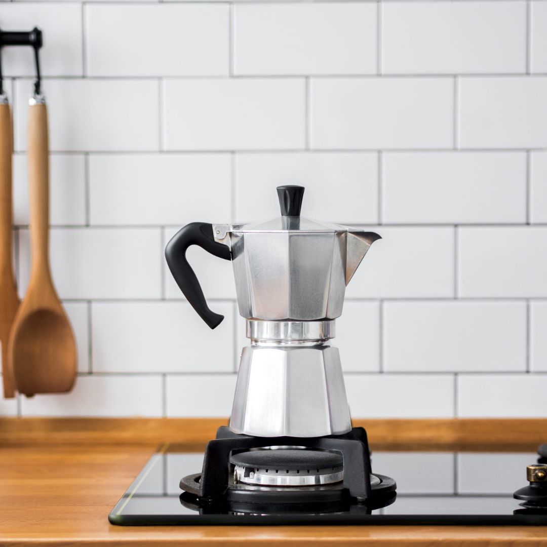 Cafetera tipo italiana 6 tazas Moka