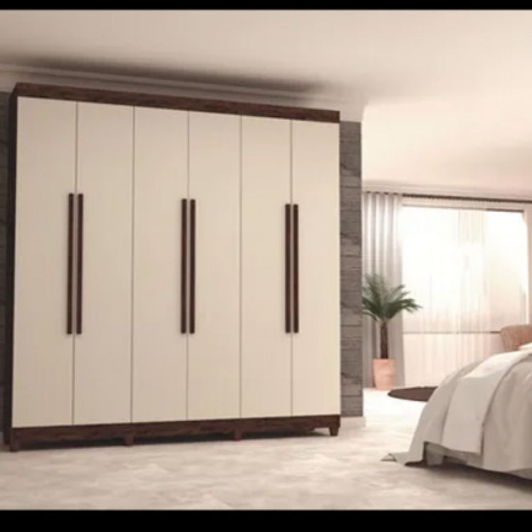 Ropero 6 puertas Elegance - IMBUIA/CHAMPAGNE