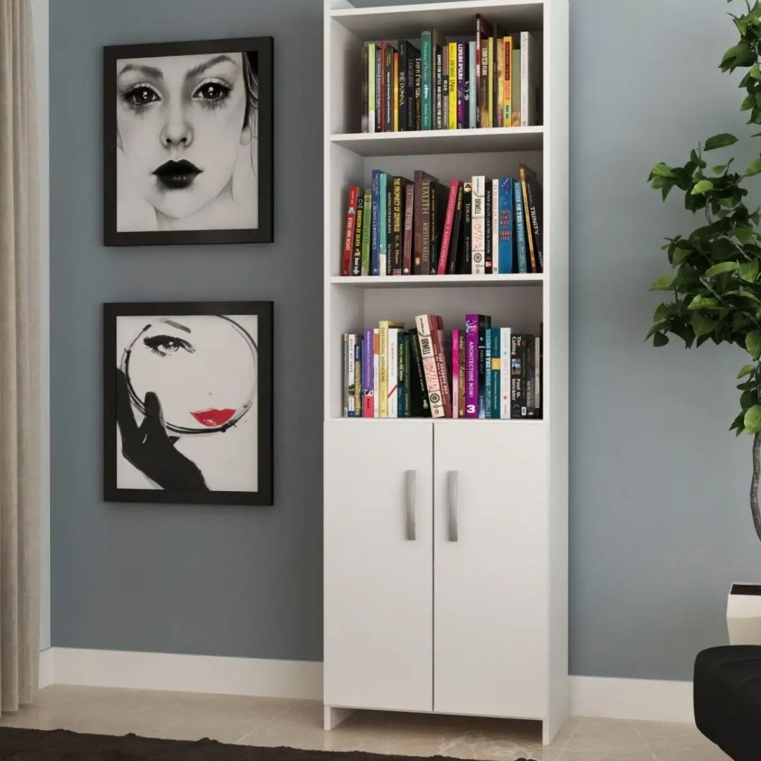 Biblioteca 2 puertas 701 - BLANCO