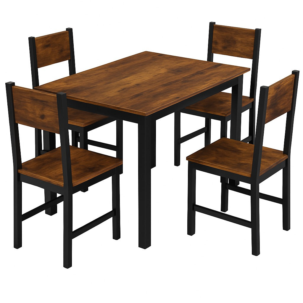 Juego de comedor 4 sillas DCT002