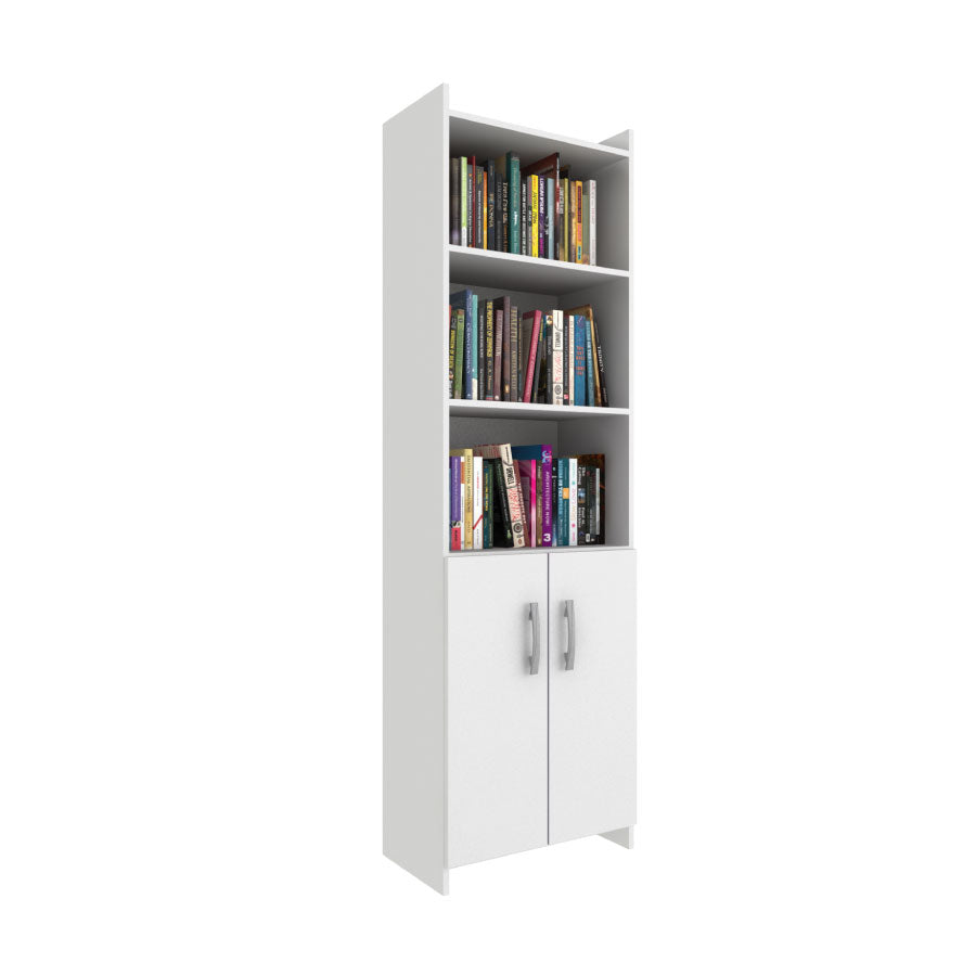 Biblioteca con puertas - Mod.: 701 blanco