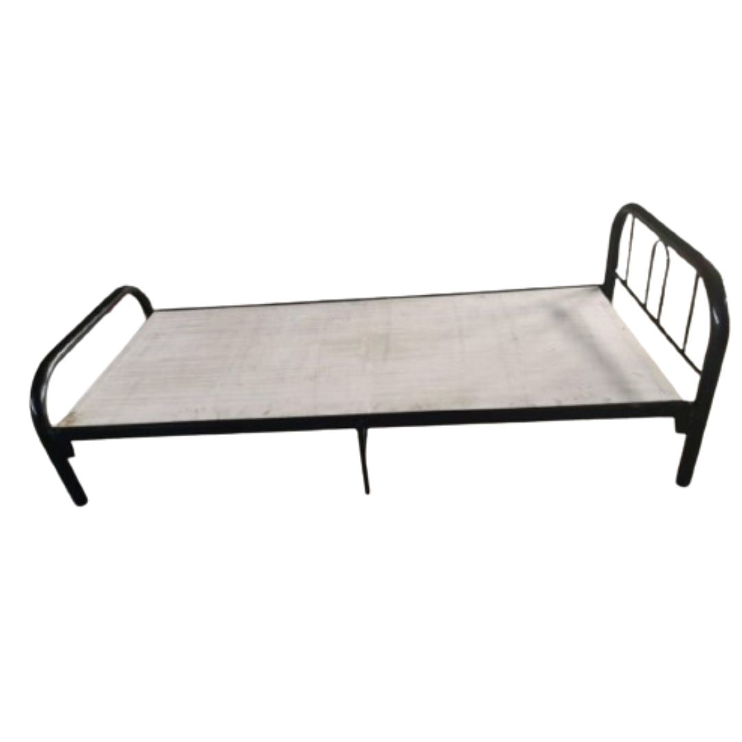 Cama 1 plaza de metal - NEGRO