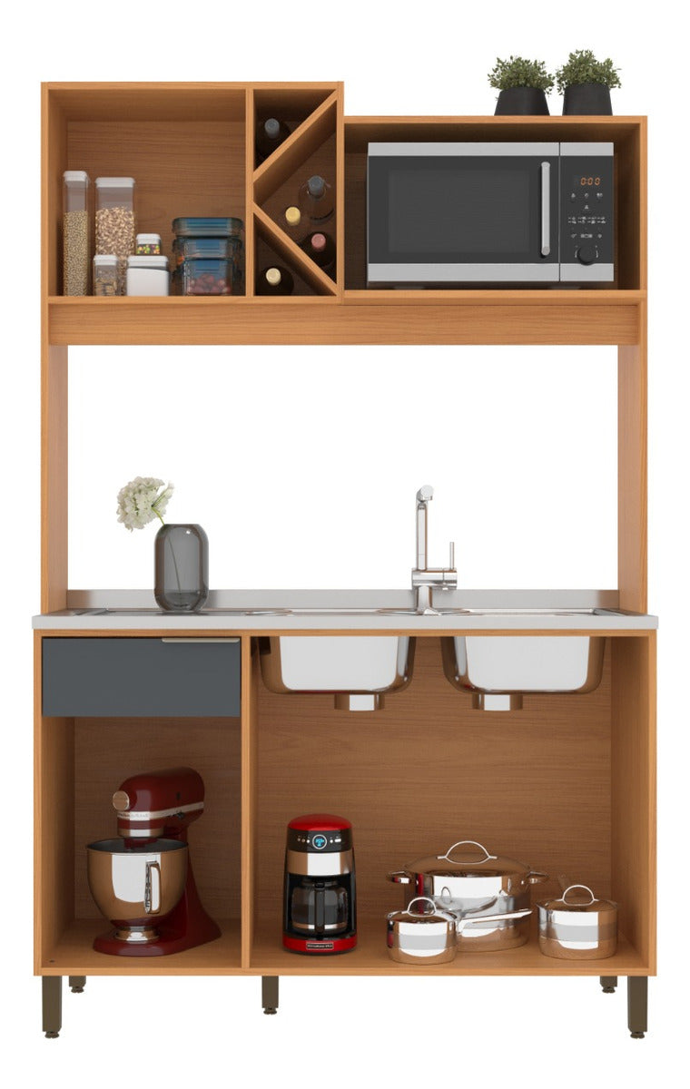 Cocina compacta SOPHIA - ANGELIM/GRAFITO