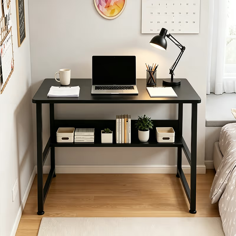 Escritorio en MDF y Acero ESH0007 - NEGRO