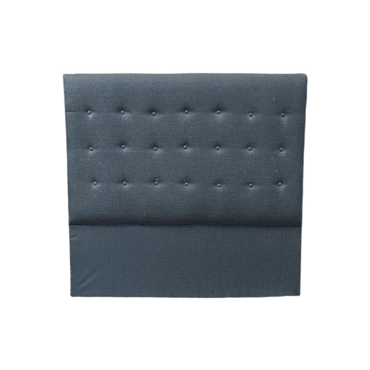 Respaldo 2 plazas capitoneado en tela - AZUL