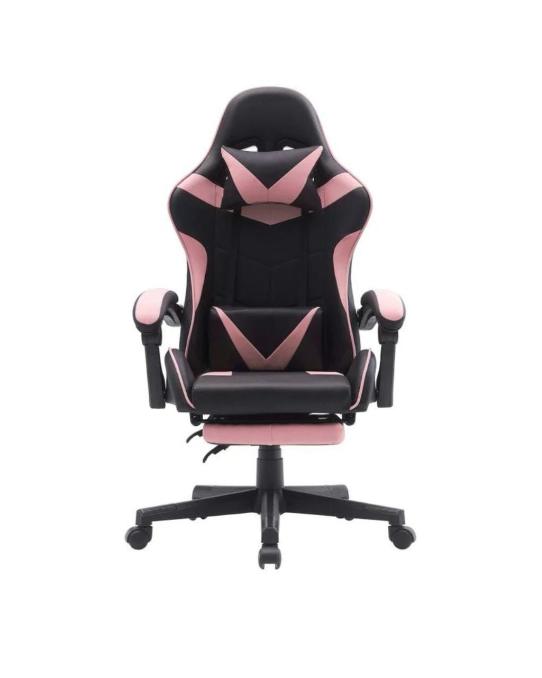 Silla de escritorio tipo Gamer NEGRO/ROSA - 2450