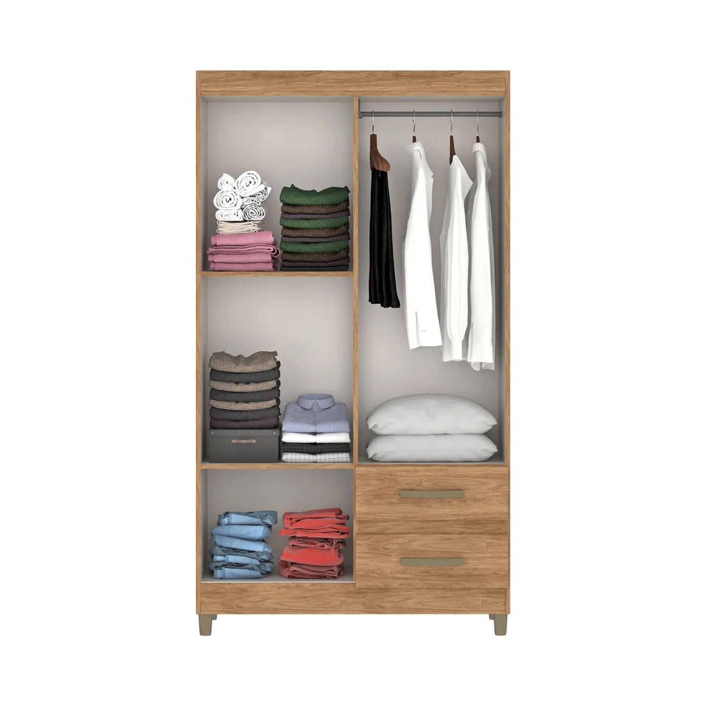 Ropero 4 puertas RP1420 - GRIS