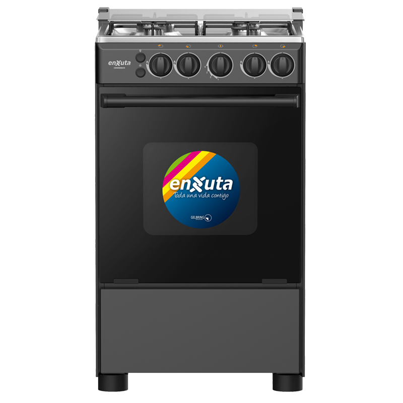 Cocina a gas Enxuta CENX9504N - NEGRO