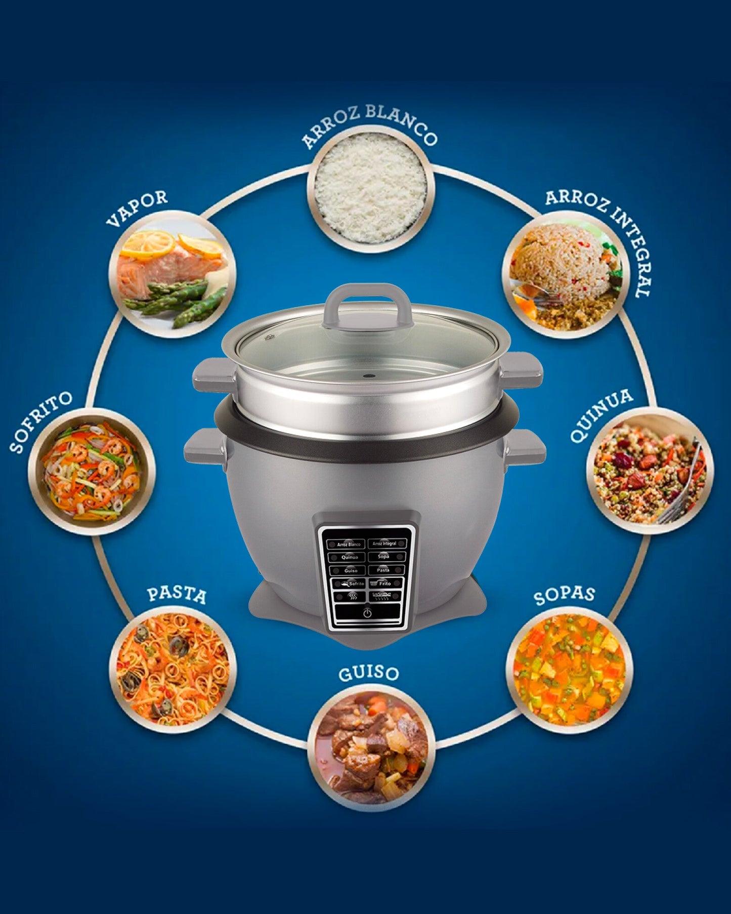 Olla arrocera multifunción Kassel KS-Multi10