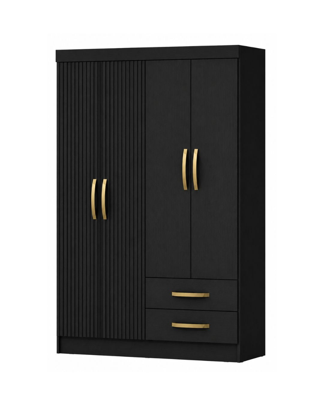 Ropero 4 puertas La Tentación RG125 - NEGRO