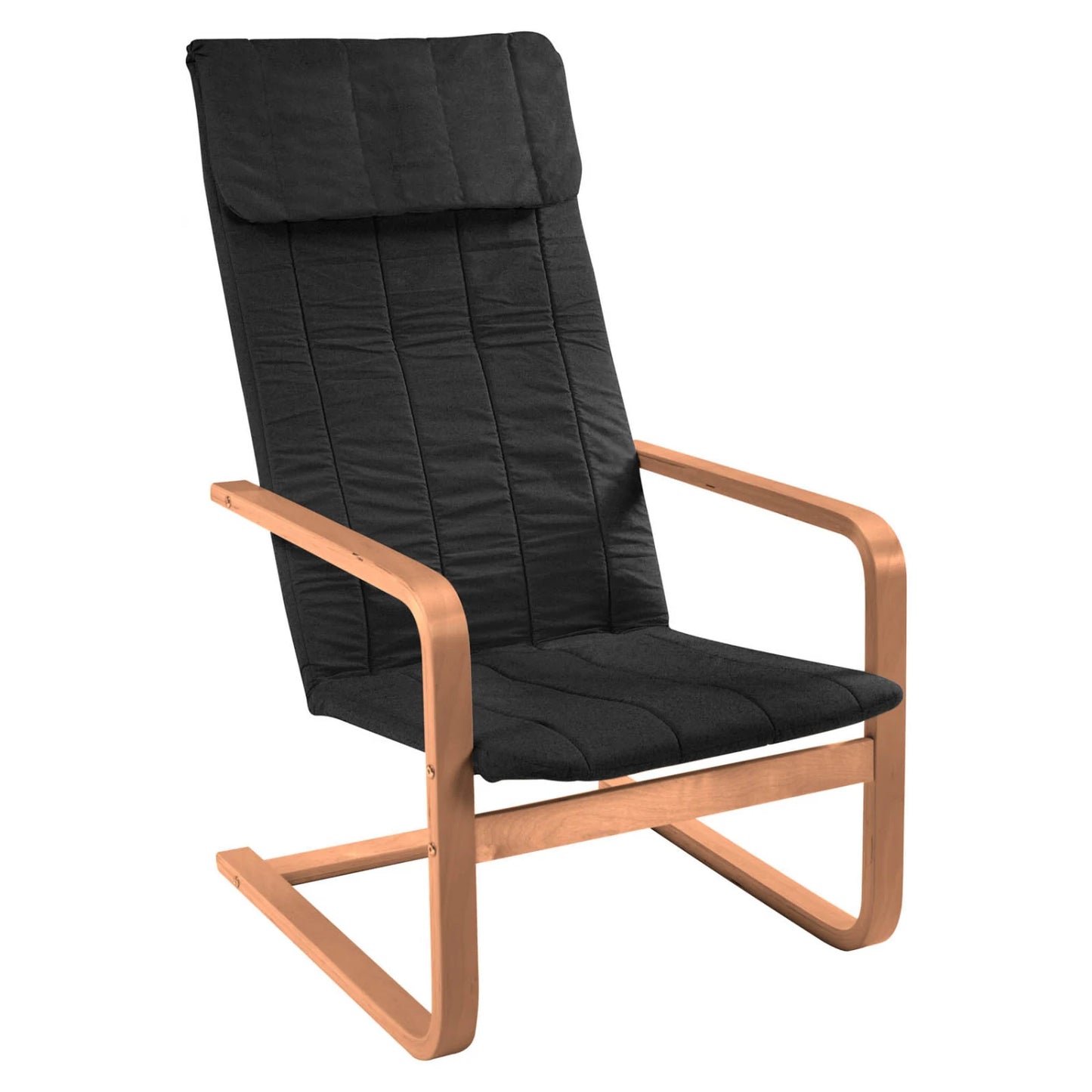 Silla sillón FLEX en tela - A104H - COLOR:NEGRO