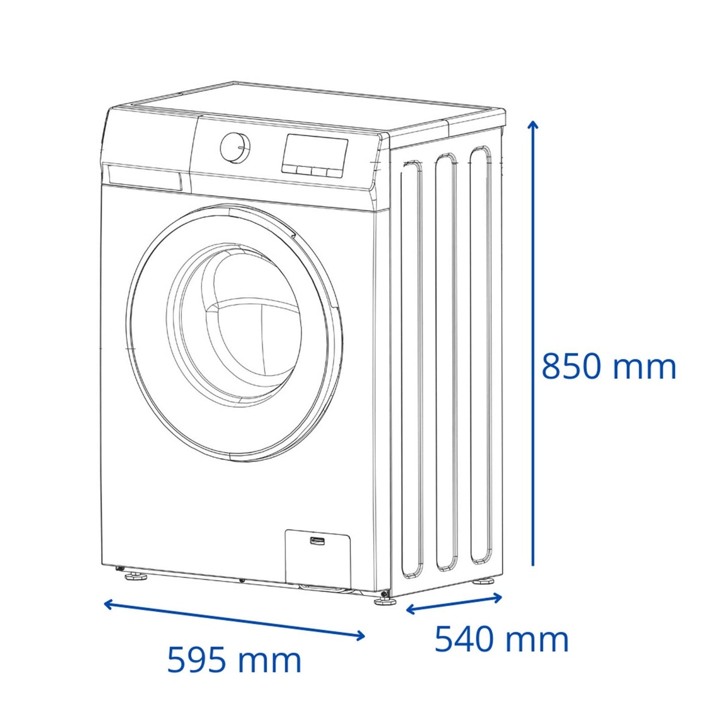 Lavarropas James 8Kg LR-8140