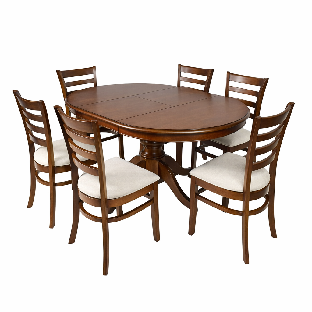 Juego de comedor 6 sillas HV