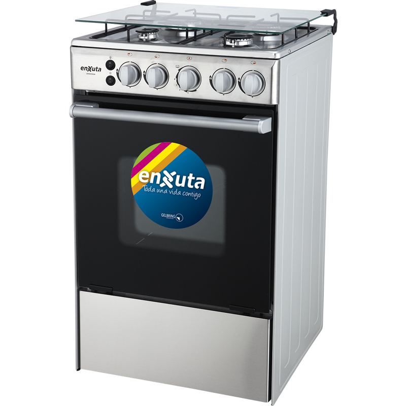 Cocina a gas Enxuta 9504 - INOXIDABLE