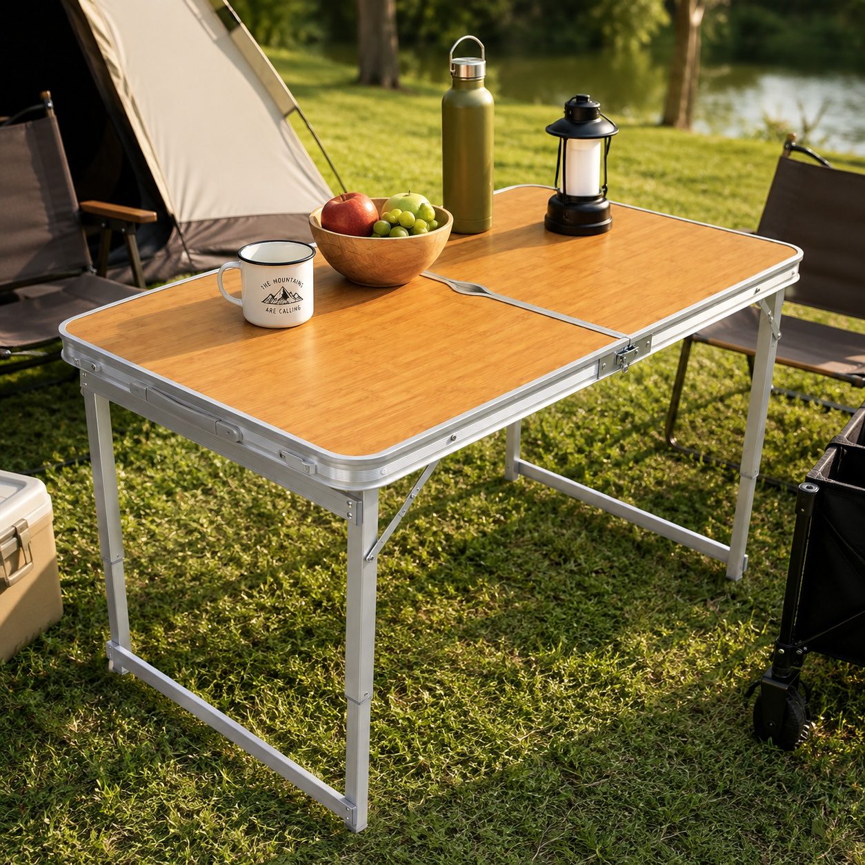 Mesa plegable 120x60cm