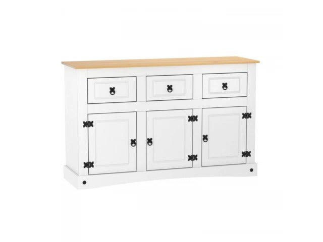 Bargueño Corona 3 puertas y 3 cajones Mexicano - NEVADO