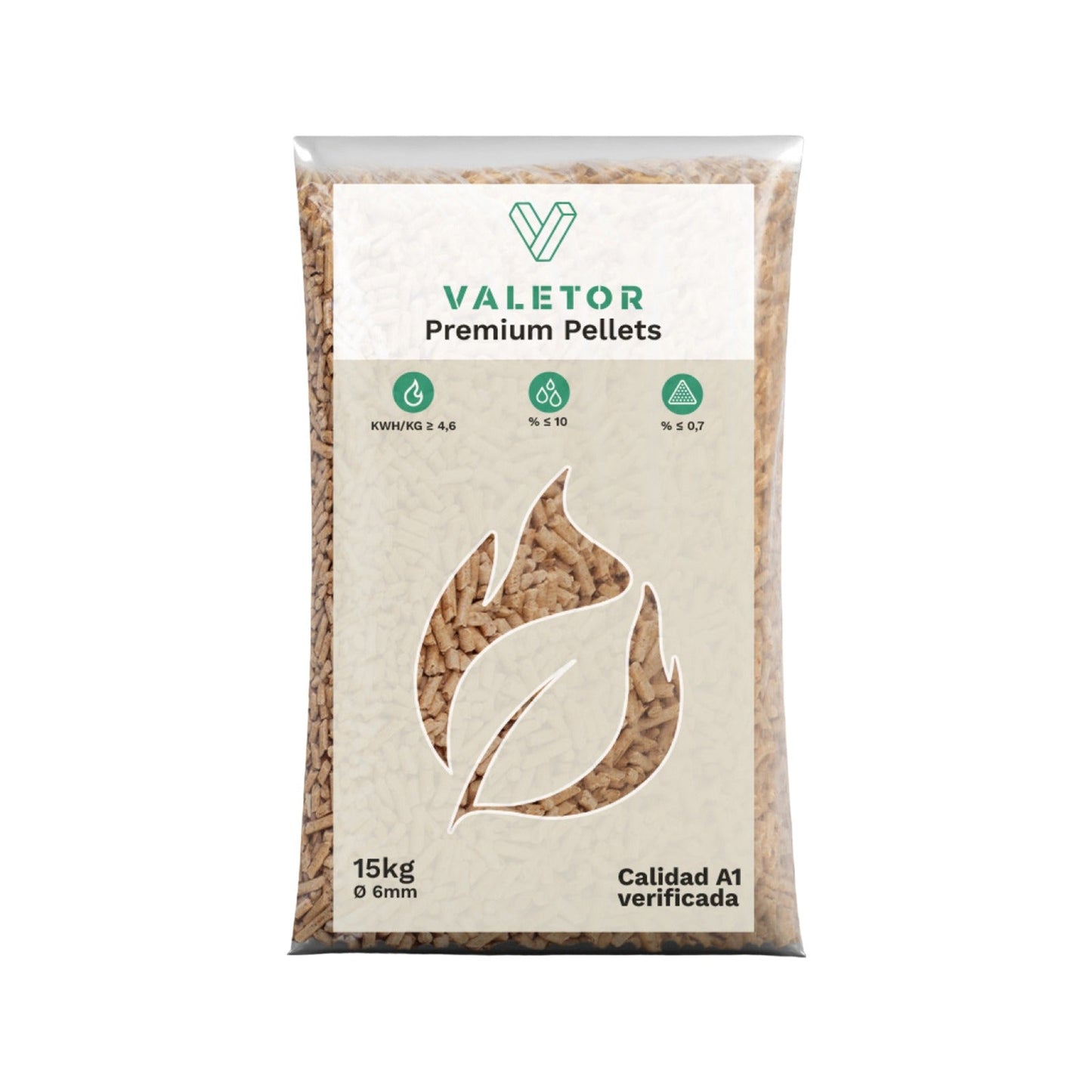Bolsa de Pellets Madera de Pino