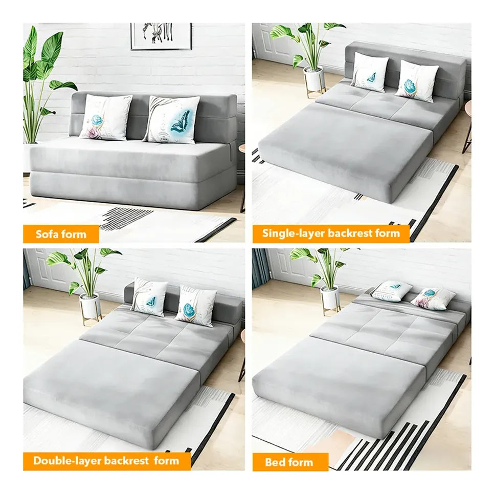 Sofá cama 2 cuerpos GRIS - ESH0033G