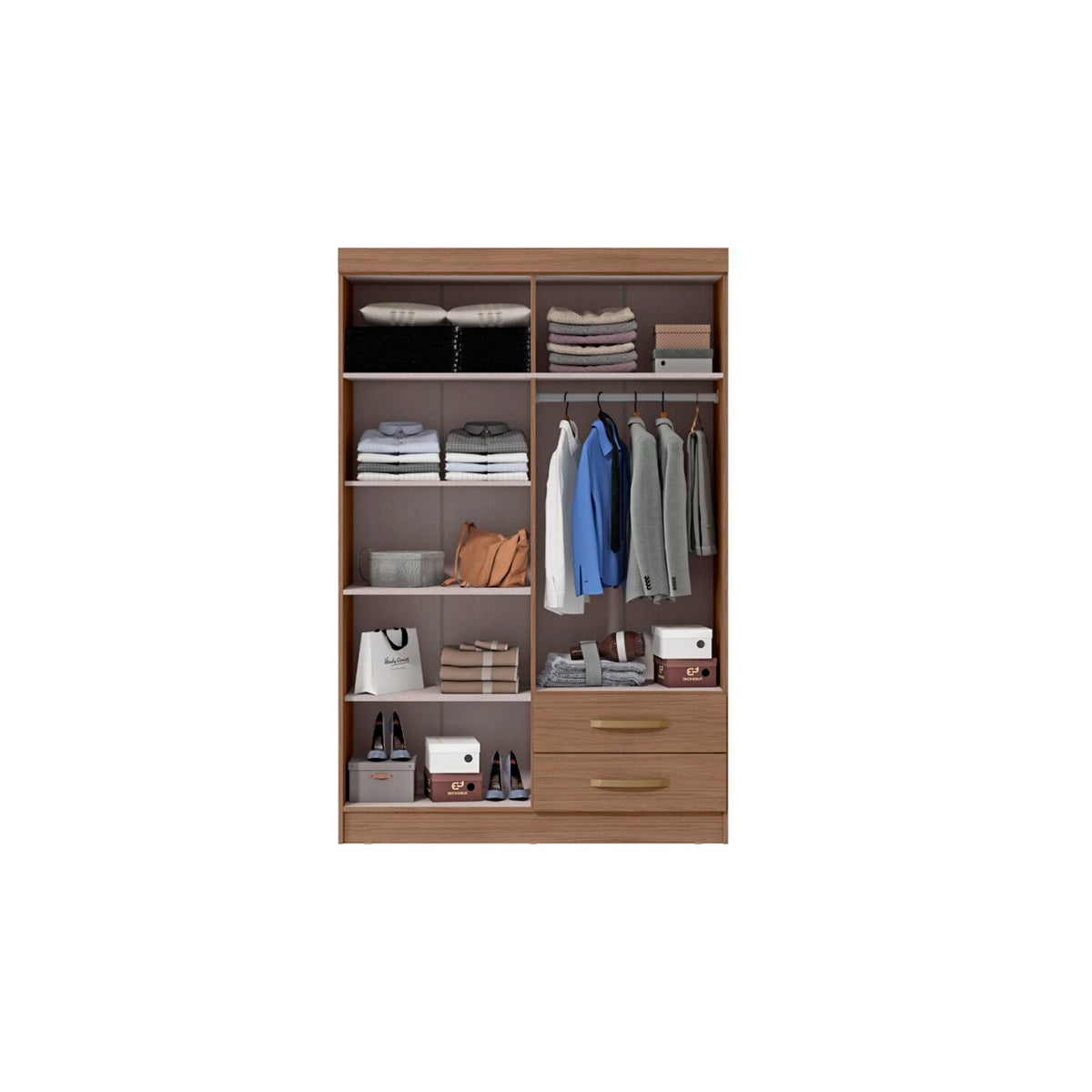 Ropero 4 puertas La Tentación RG125 - TABACO