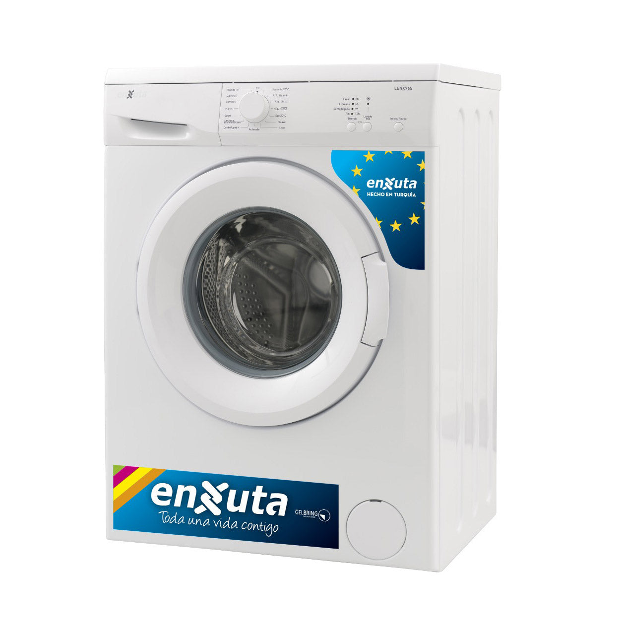 Lavarropas Enxuta Carga Frontal 6kg - LENX765