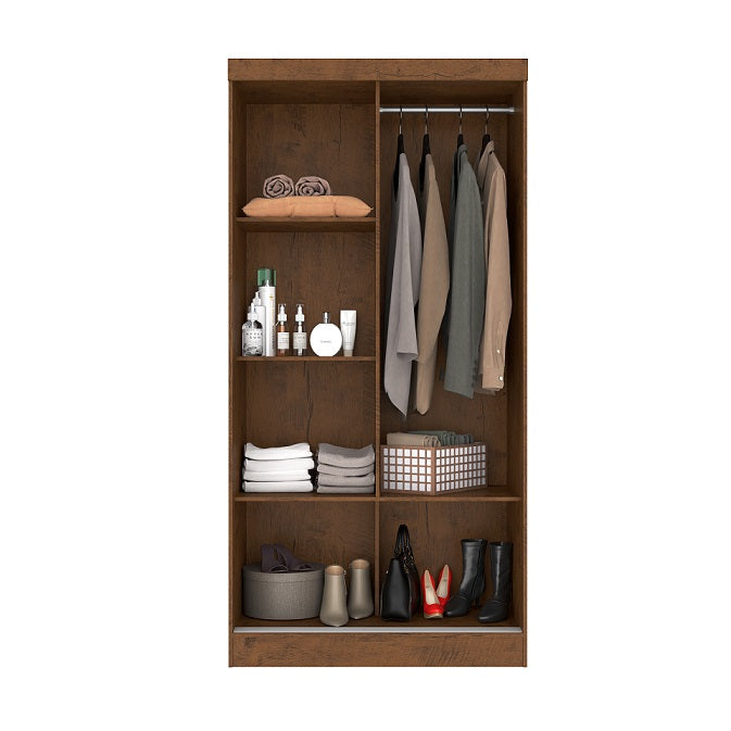 Ropero 2 puertas corredizas Dalia - LEGNO NATURALE