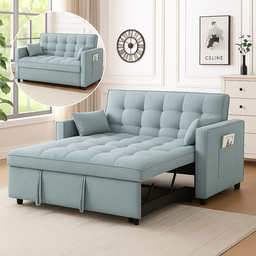 Sofá Cama ZEN - Color:Azul