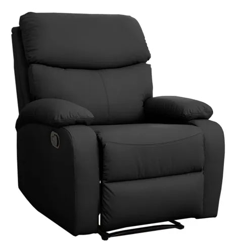Poltrona símil cuero INTI - NEGRA