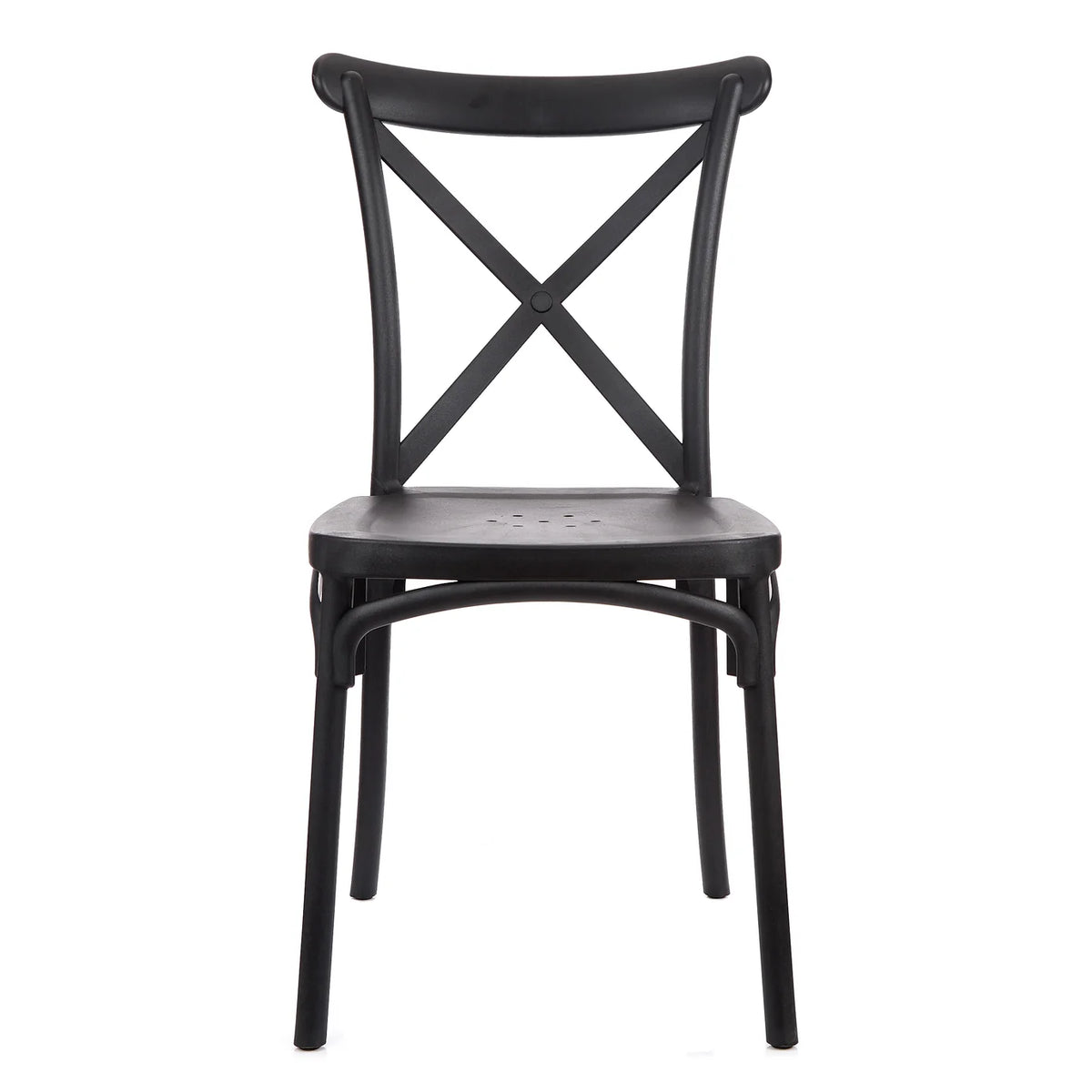 Silla de plástico Katrina - NEGRO