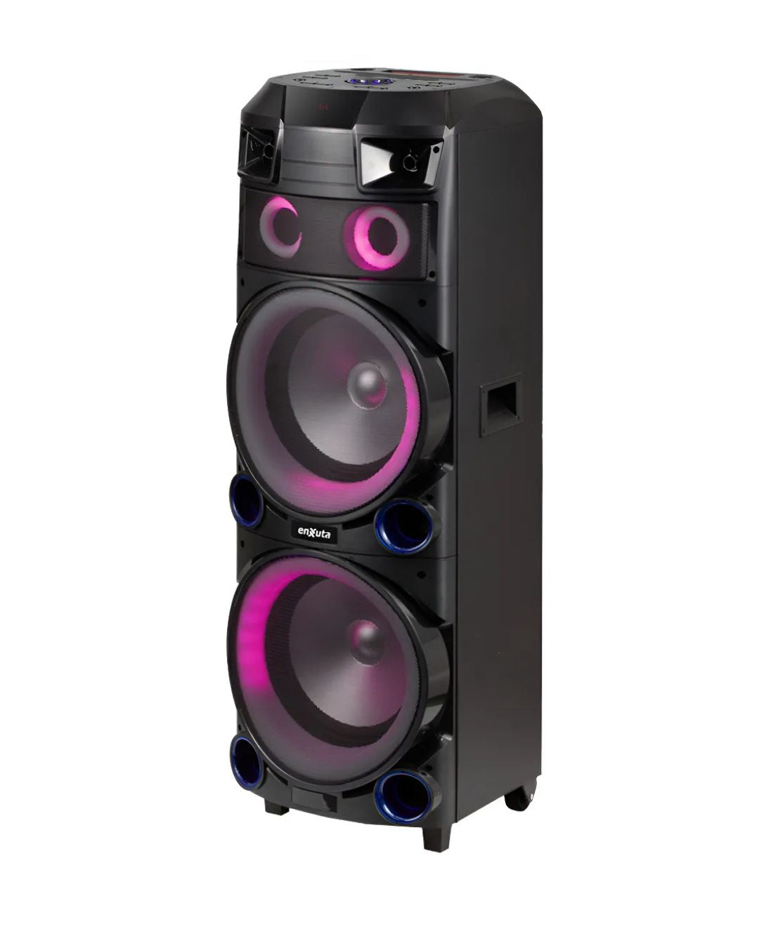Torre de sonido 12” x2 Bluetooth Enxuta