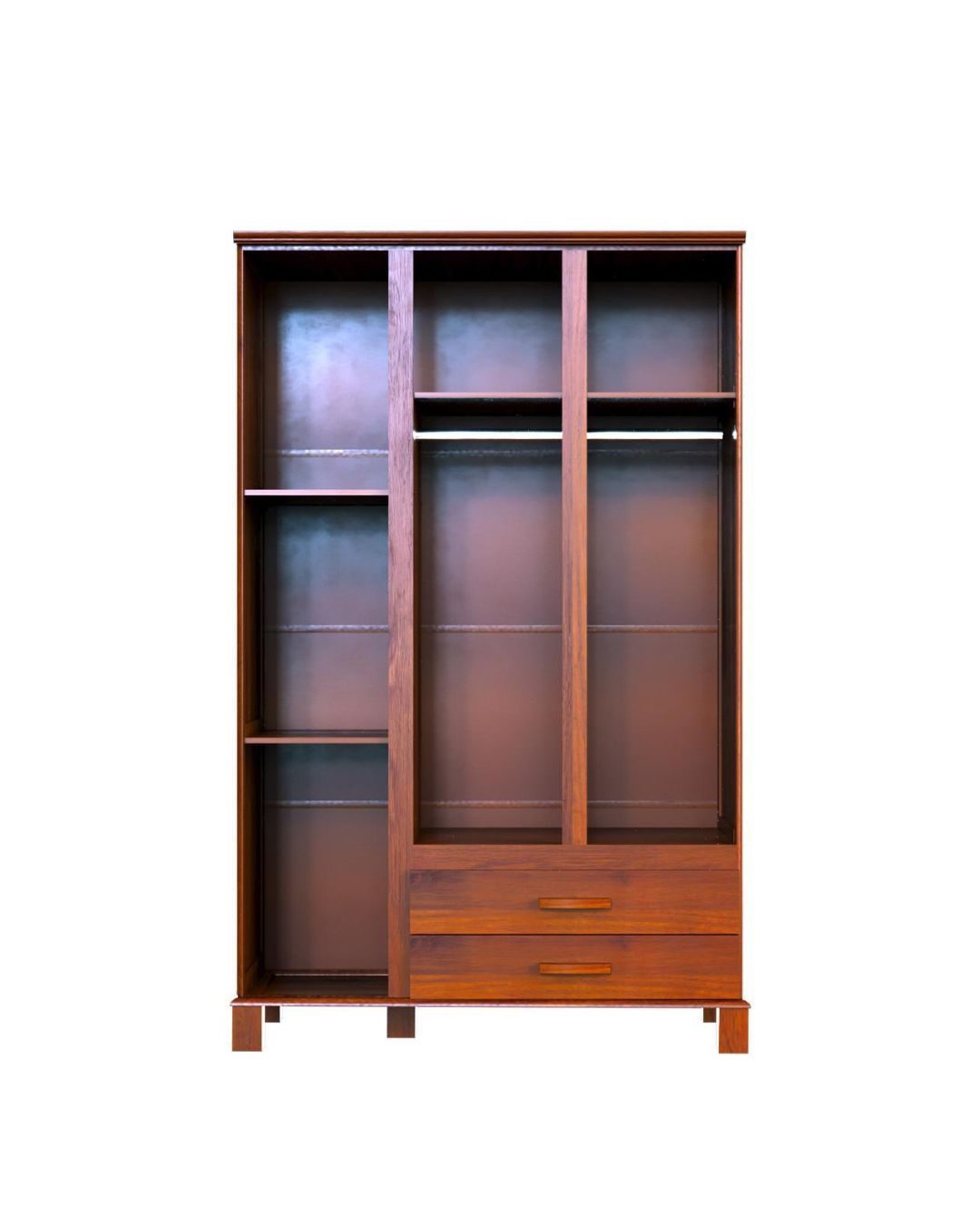 Ropero 3 puertas madera maciza - CLEAN