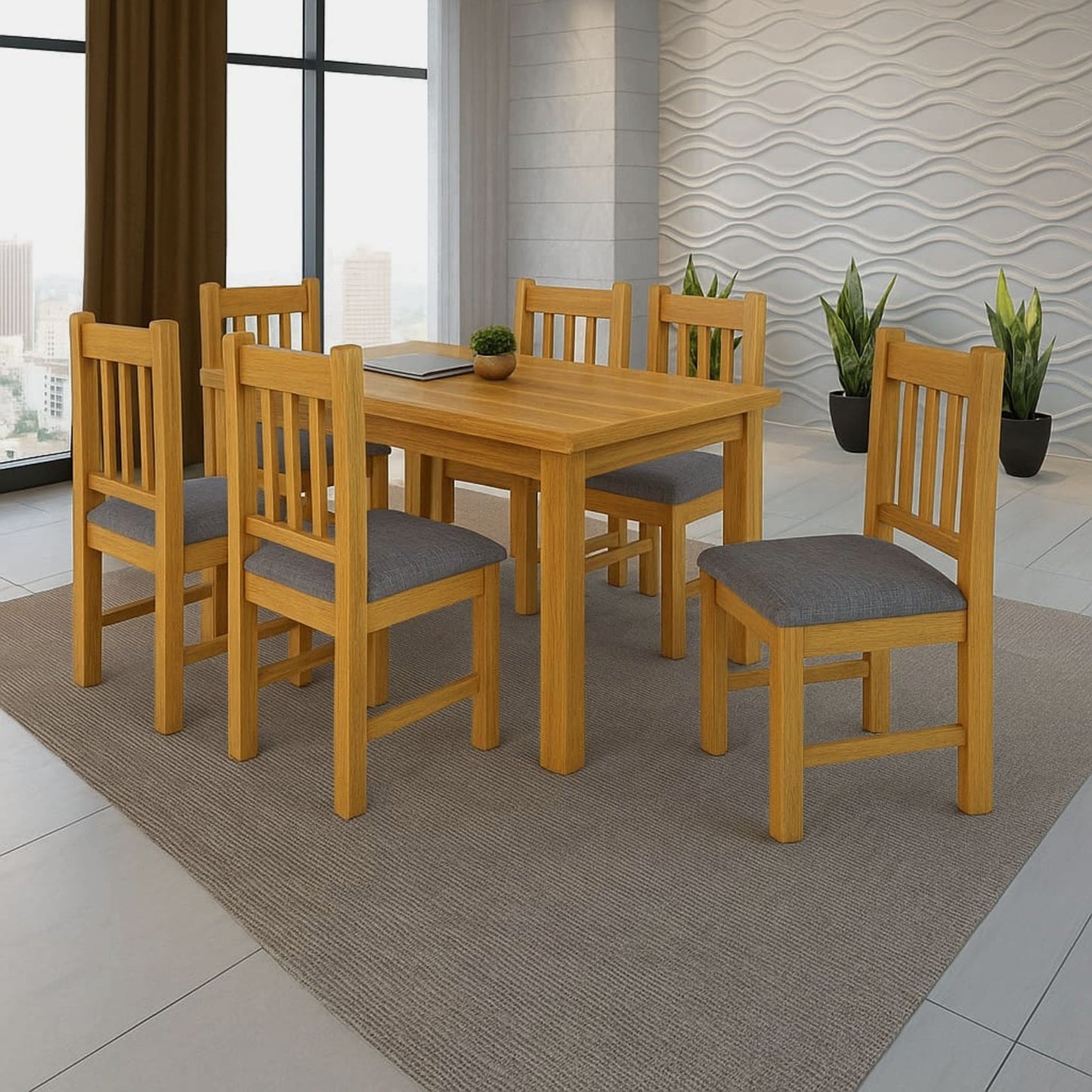 Juego de comedor 6 sillas Montevideo - 28581 CEREJEIRA