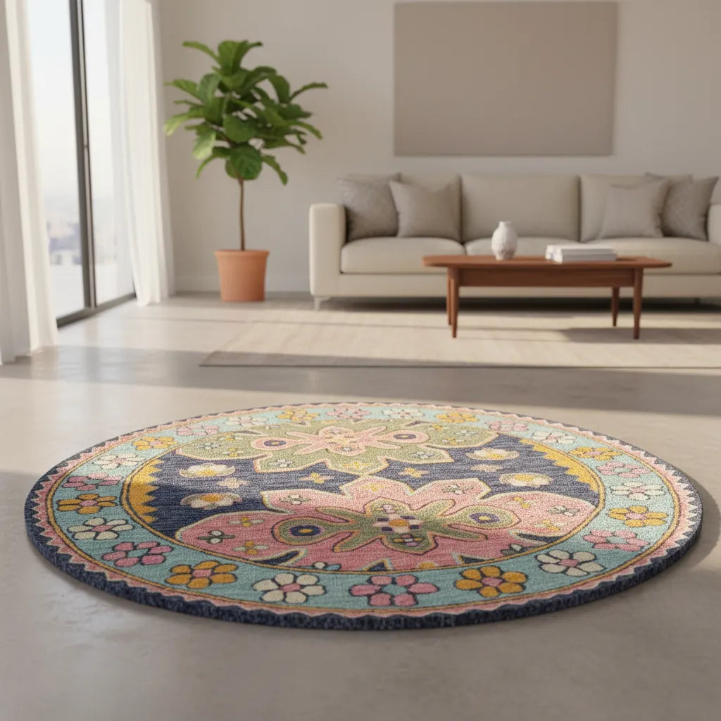Alfombra circular 153cm (5"x5") - PERSA