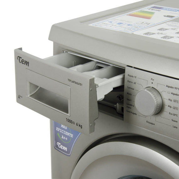 Lavarropas frontal Tem 6kg T0YLAF06AS4701