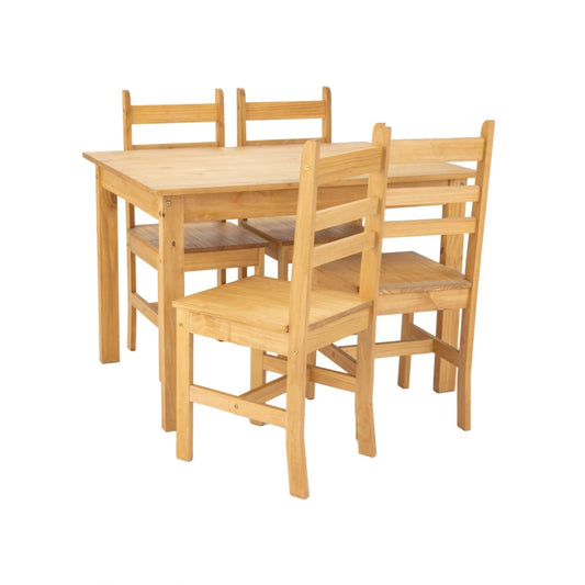 Juego de comedor 4 sillas madera Mexicano