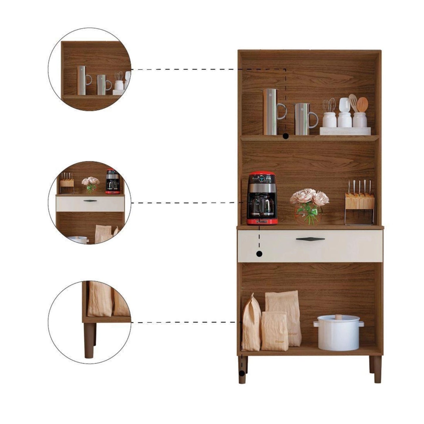 Kit de cocina 4 puertas Cris