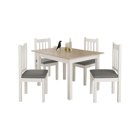 Juego de comedor 4 sillas San Pablo - 28572 BLANCO